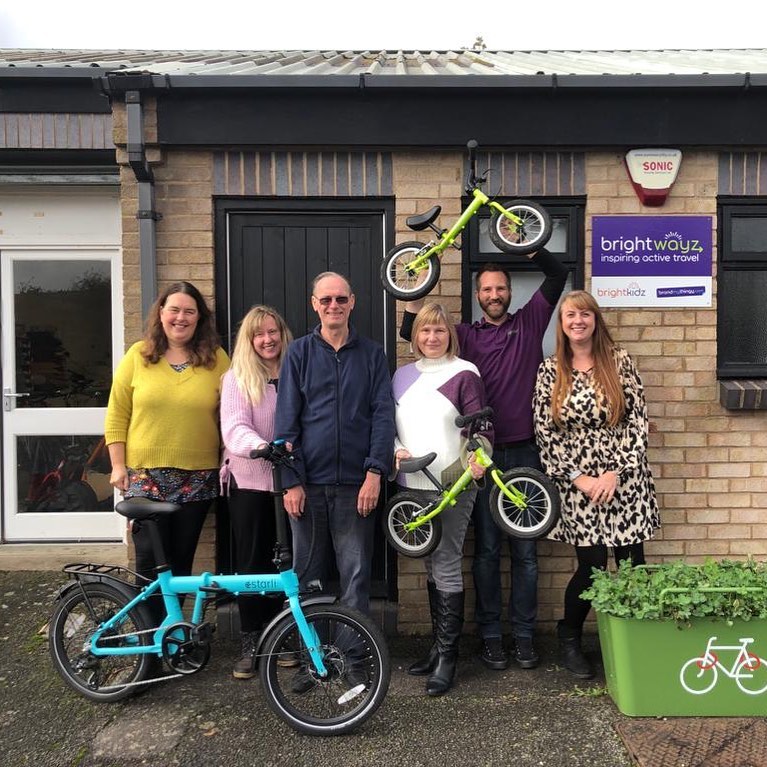 Brightwayz Team outside the office