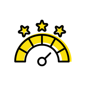 icon Brightwayz impact scale with stars