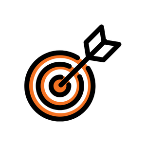 icon Brightwayz mission dart in dartboard