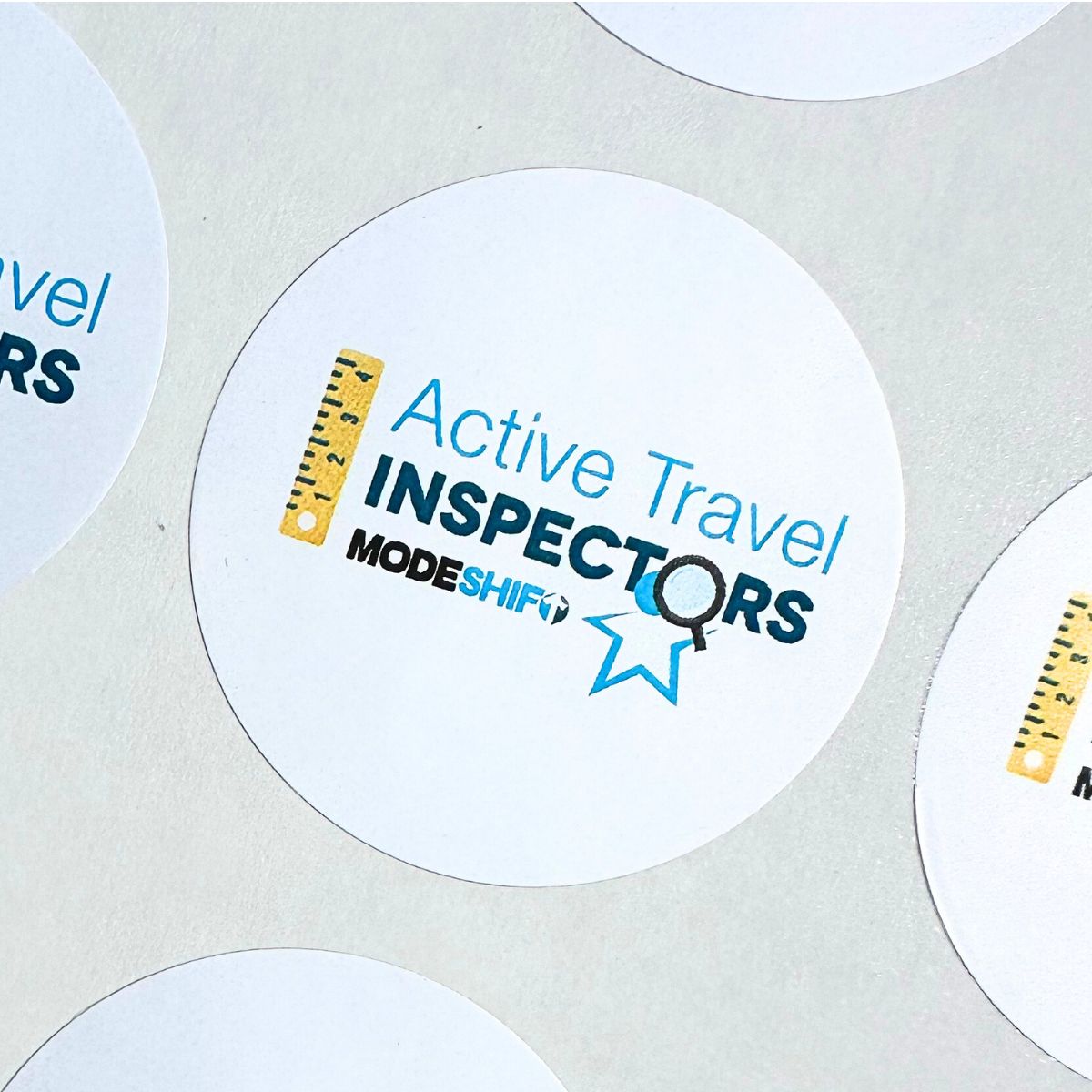 Active Travel Inspector sticker single