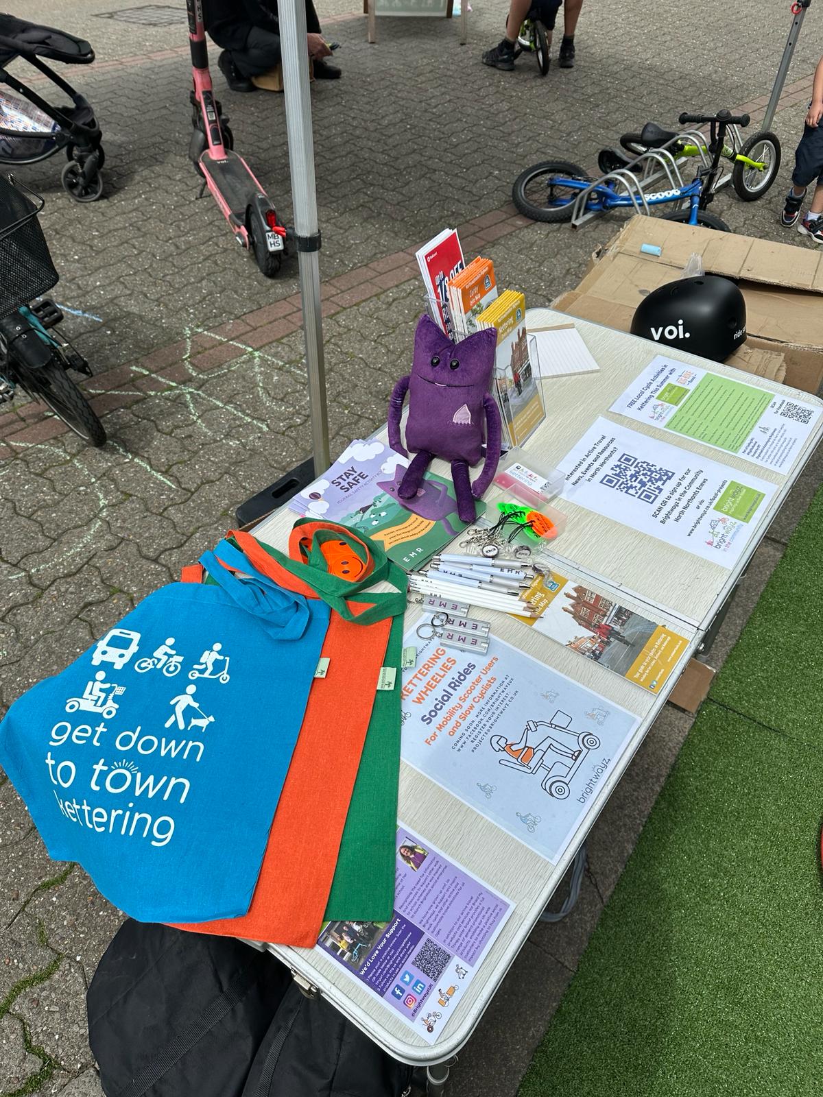 Kettfest 2024 info table.