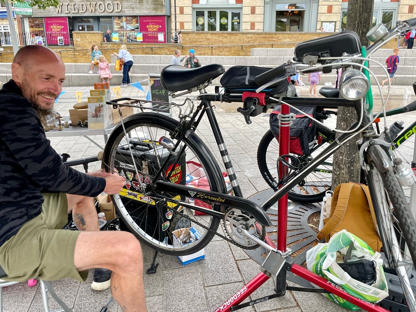 Wesley Cycle fix at KBTS.