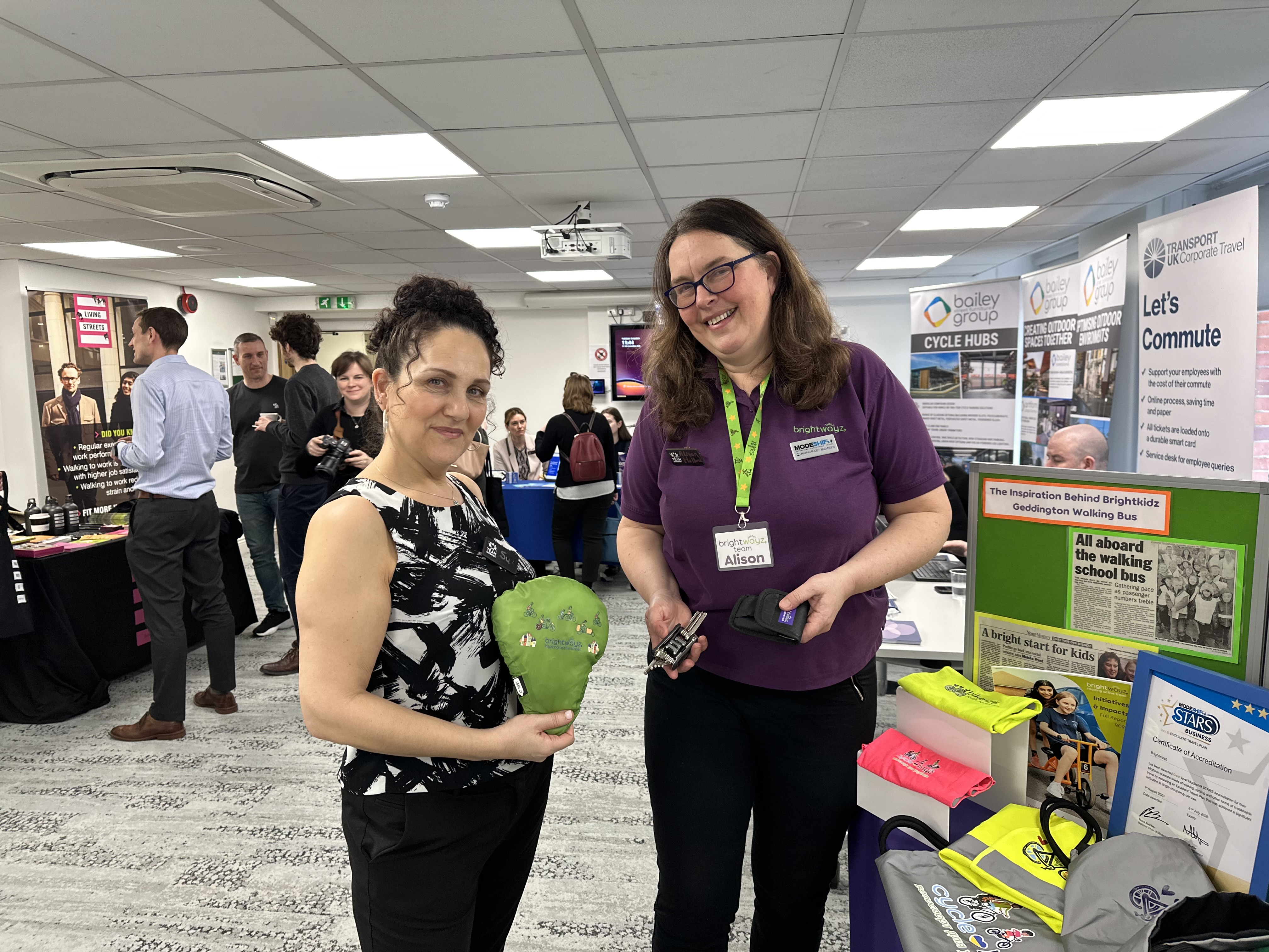 2 ladies at modeshift conferance