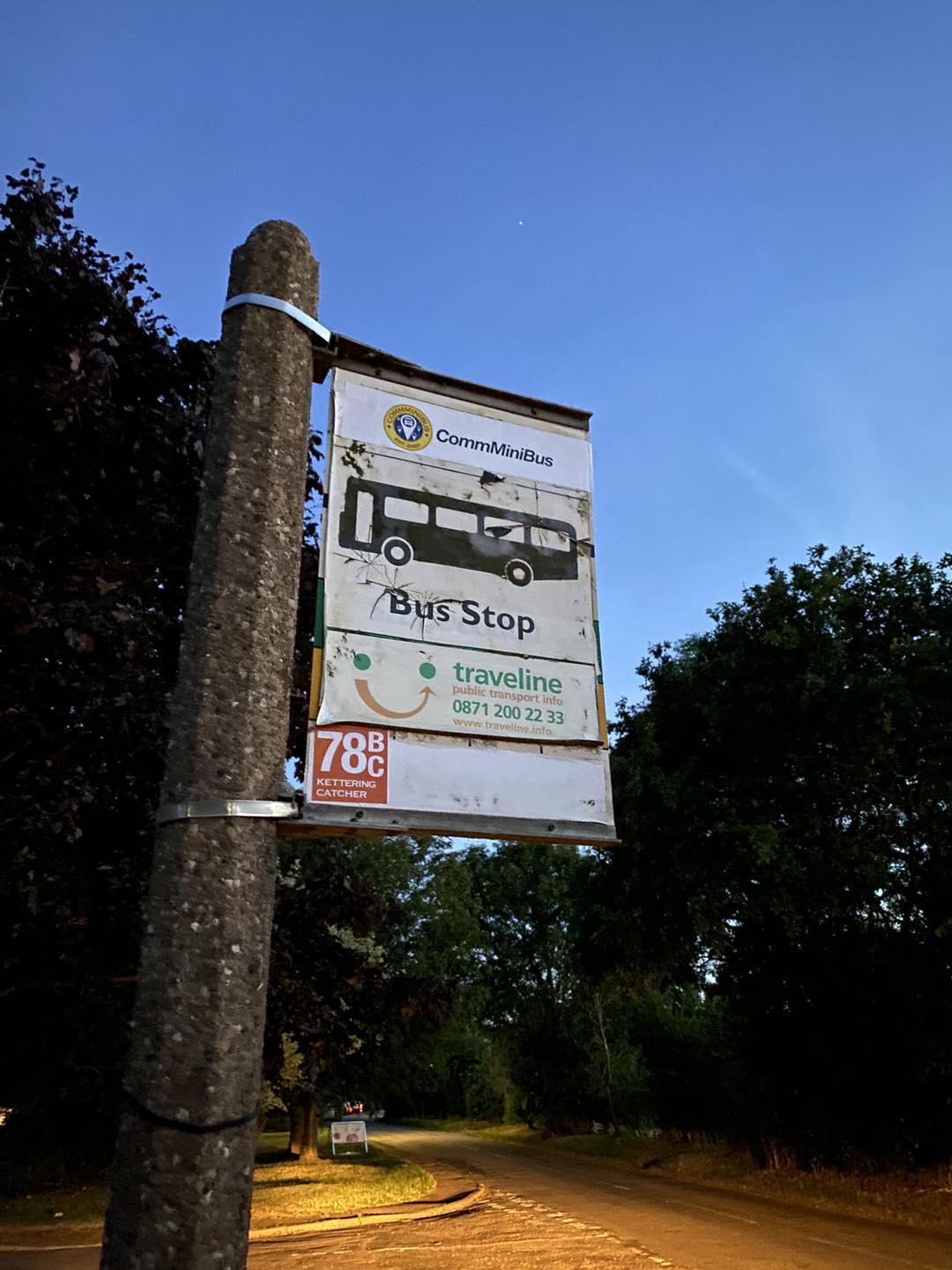 Comms MiniBus bus stop