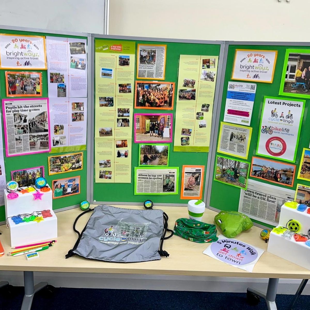 Brightwayz 20 year display