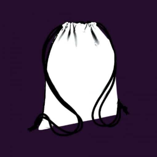 Reflective bag at night.