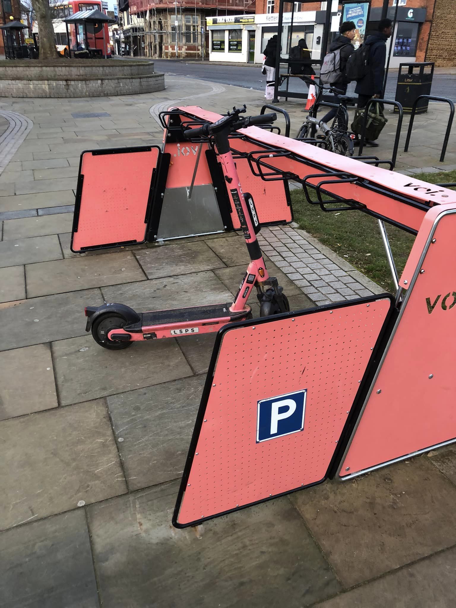 Voi Scooter Rack.