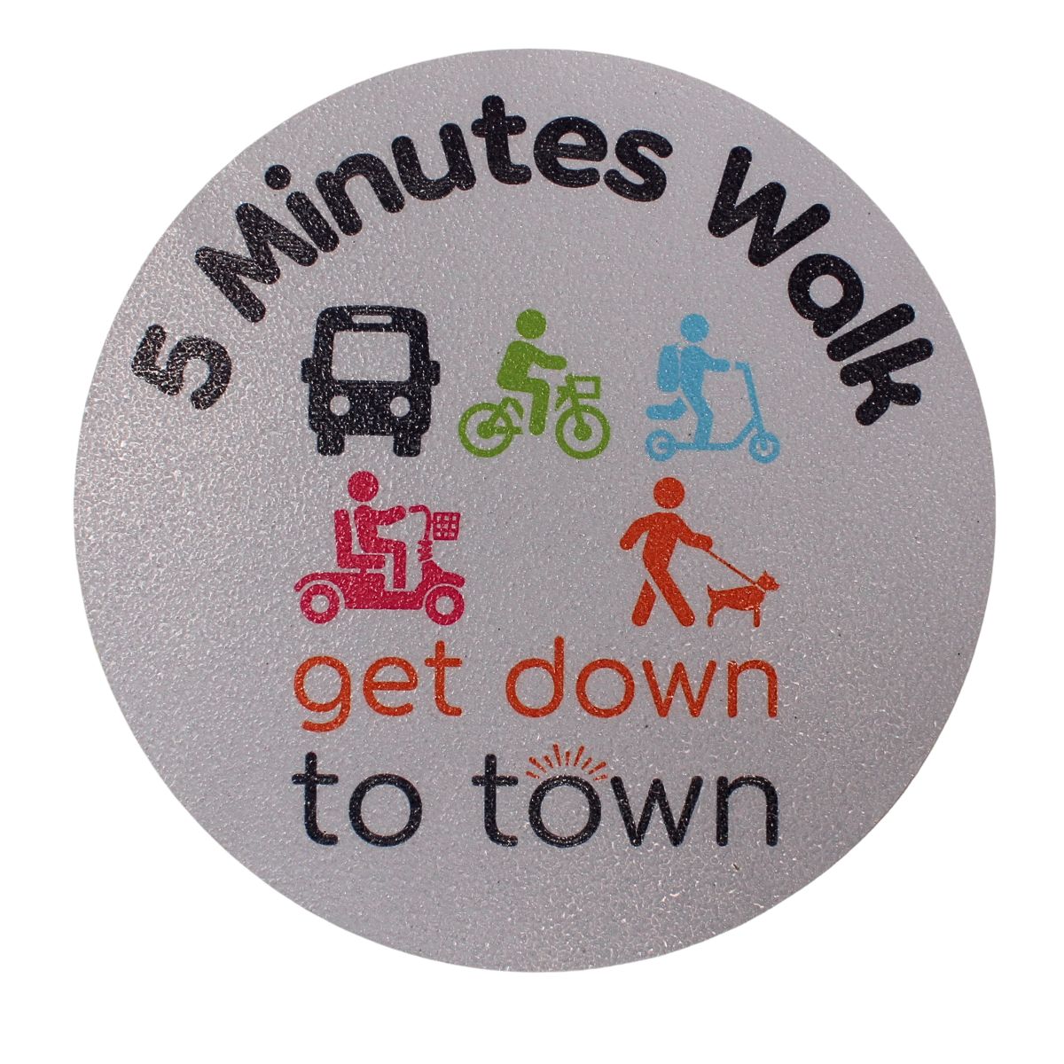 Pavement sticker, Custom Design Get down example