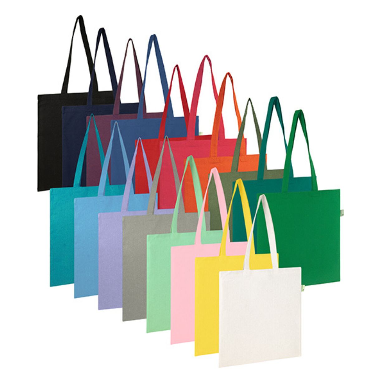 Recycled cotton shopper bag