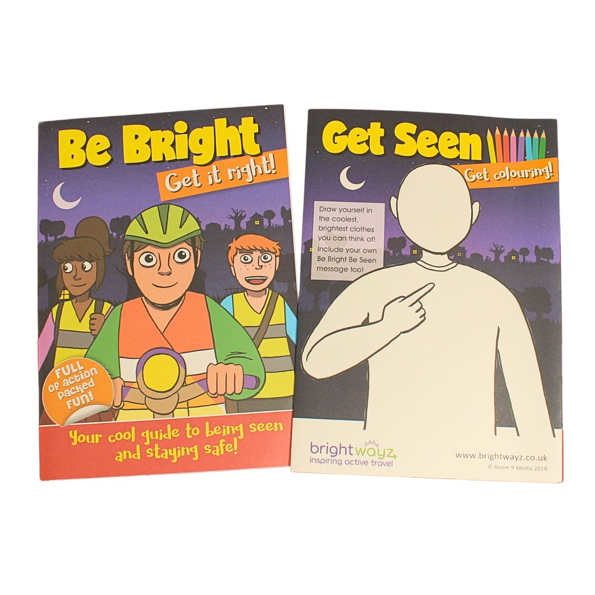 Be Bright Leaflet, front and back