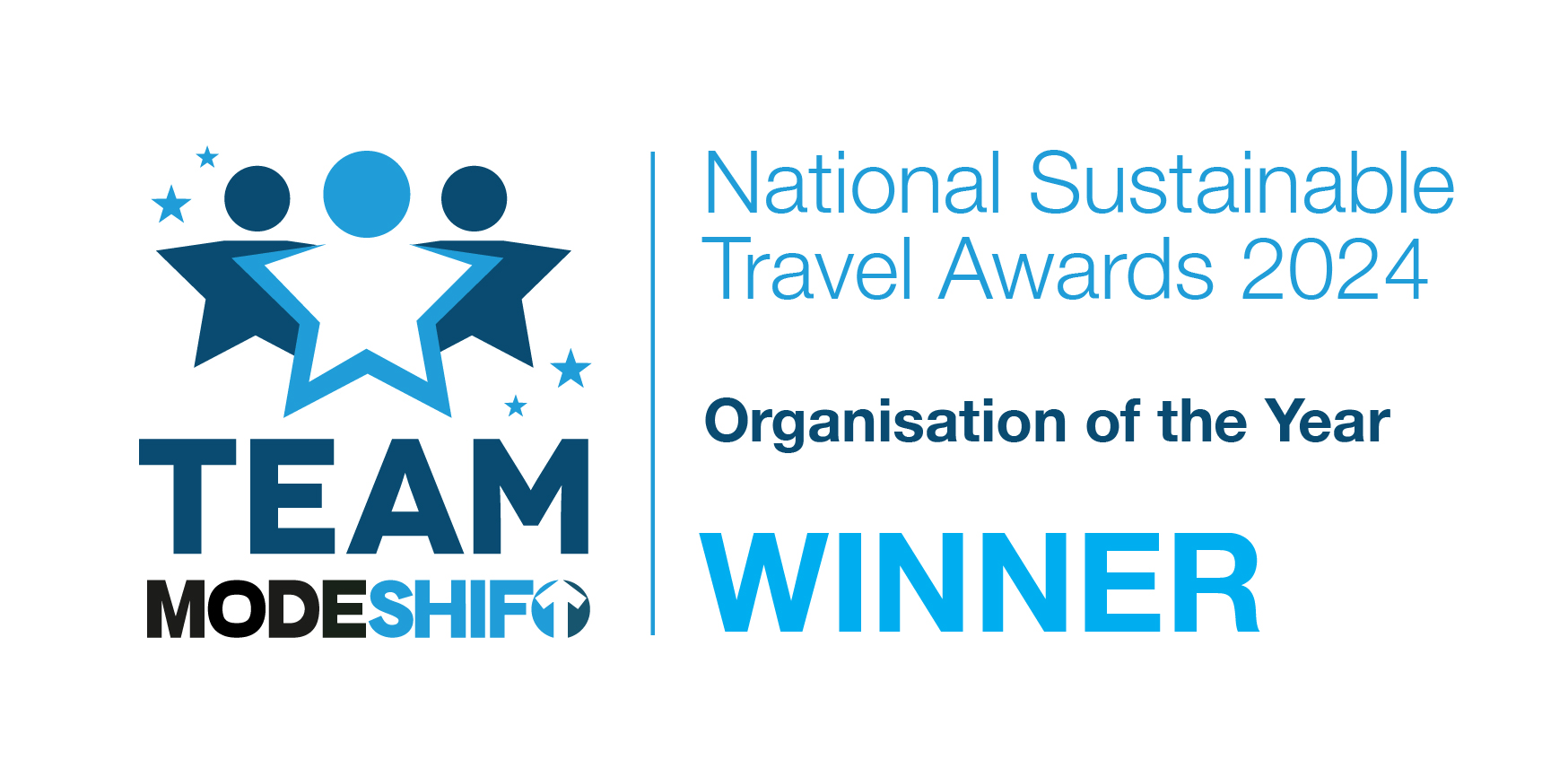 Modeshift organisation of the year award logo