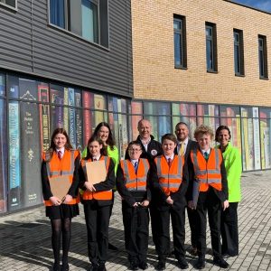 School Kids in high vis