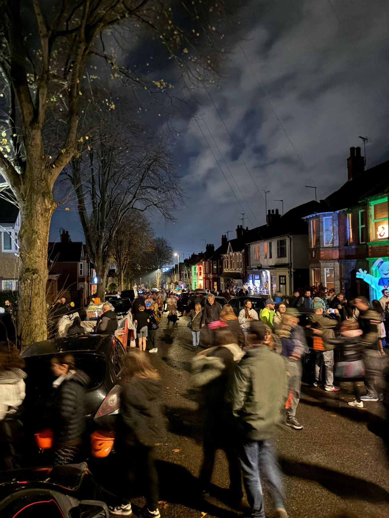 Halloween street.