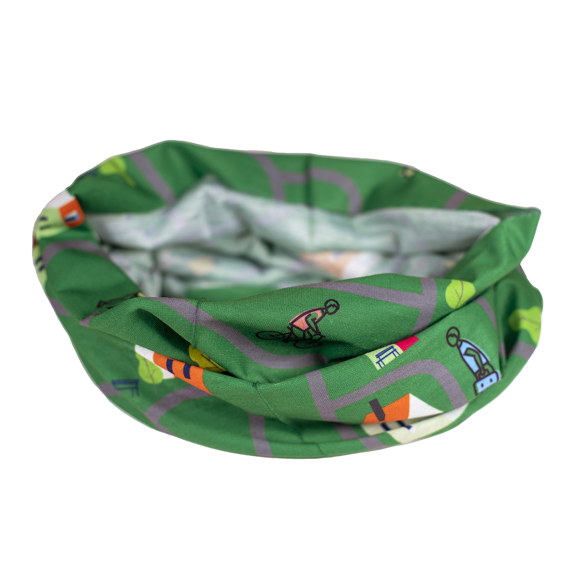 Active Travel Neckwarmer scrunchie.