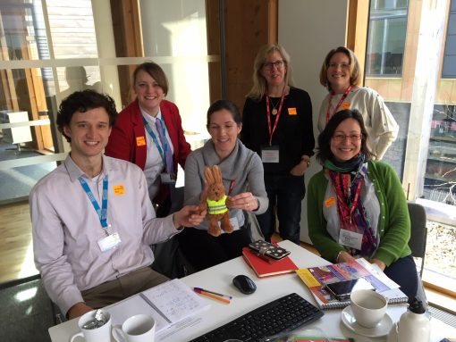 Brainstorming walking bus ideas.