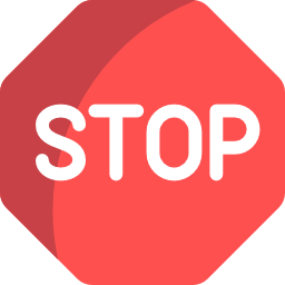 Stop sign illustration.
