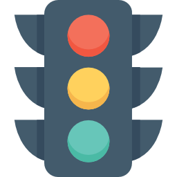 Traffic light illustration.